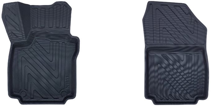Rubbermatten Renault Clio IV 2012-2019 (voorset) - Premium carbonlook