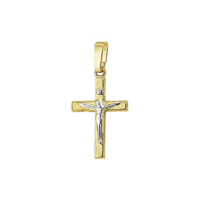 The Jewelry Collection Hanger Kruis Corpus - Goud