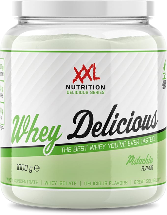 XXL Nutrition - Whey Delicious - Pistache - Eiwitpoeder - 1000 g