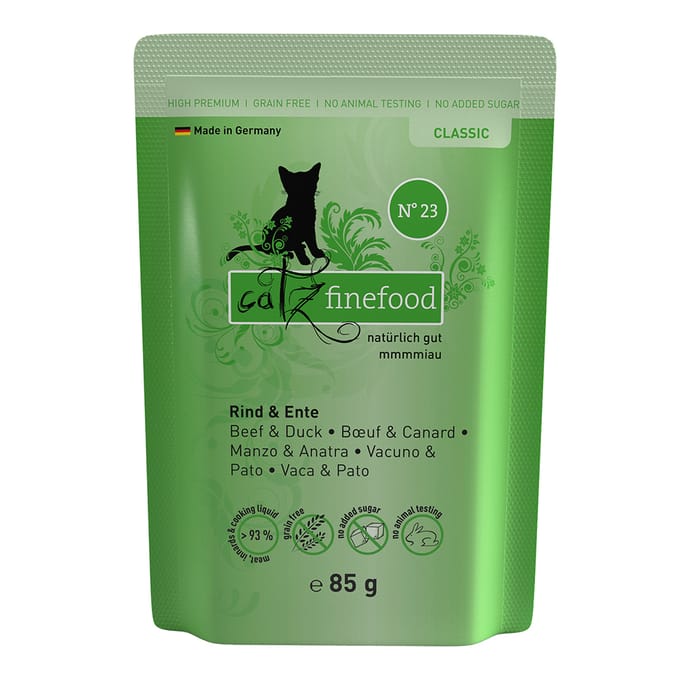 catz finefood 8 x 85 g  - Rund & Eend