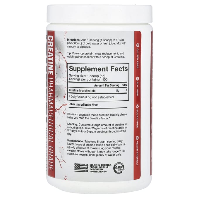 JNX Sports The Curse! Creatine (500g) Unflavoured - Creatine - Creatine Monohydraat