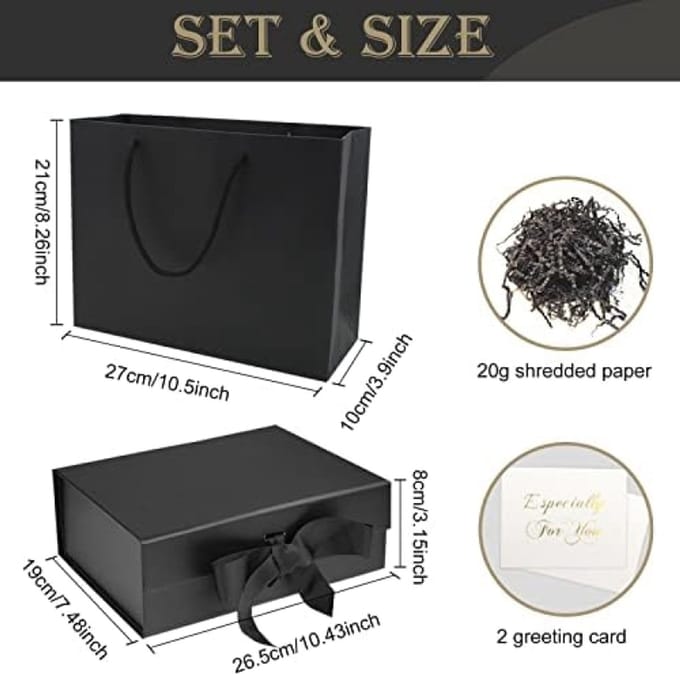 Complete Cadeauset met Luxe Geschenkdoos en Accessoires