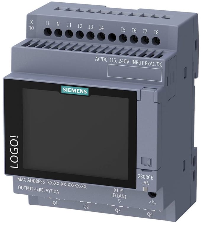 Siemens Logo! 9 6ED1052-1FB08-0BA3 PLC-aansturingsmodule 115 V/AC, 115 V/DC, 230 V/AC, 230 V/DC
