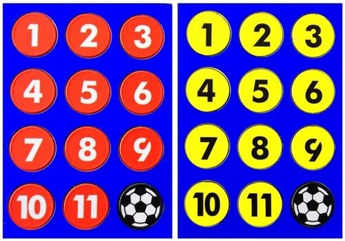 Platte Magneten Voetbal 24 Stuks