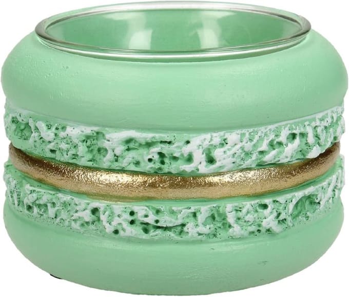 Theelichthouder - Kersten - Macaron -  Groen
