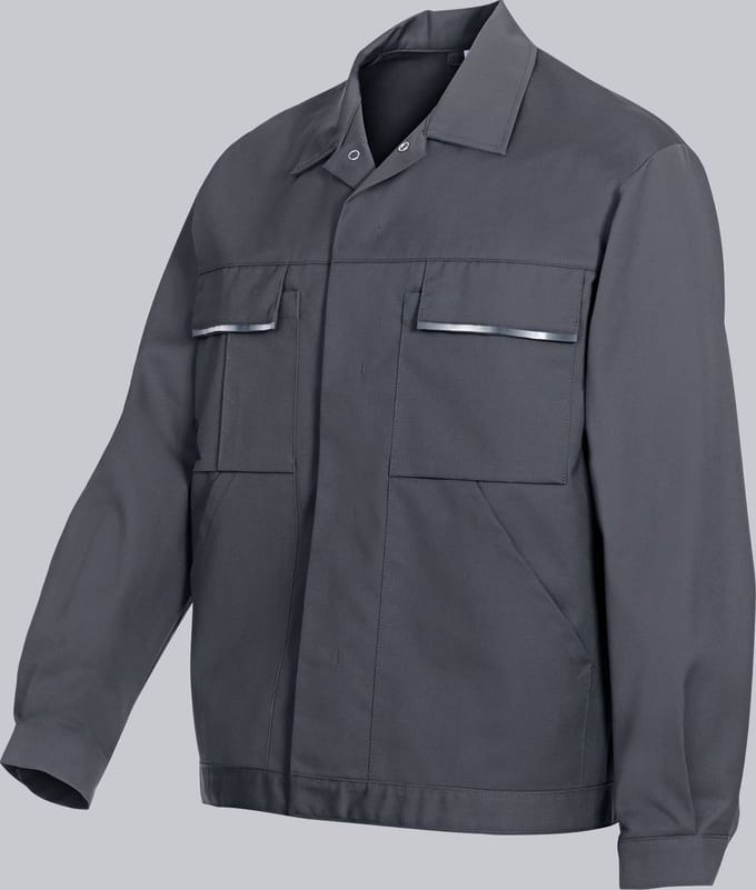 BP® WERKJACK MET BLINDE KNOPEN | grijs | 56/58