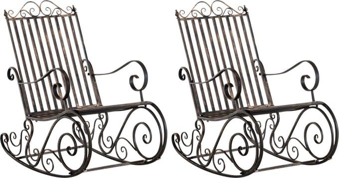 CLP Smilla Set van 2 schommelstoelen bronzen