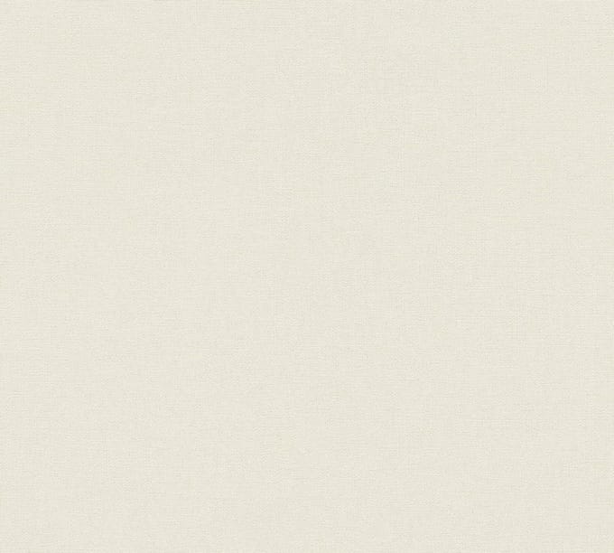 UNI BEHANG | Textieleffect - Beige Wit - A.S. Création Natural Living D`eco