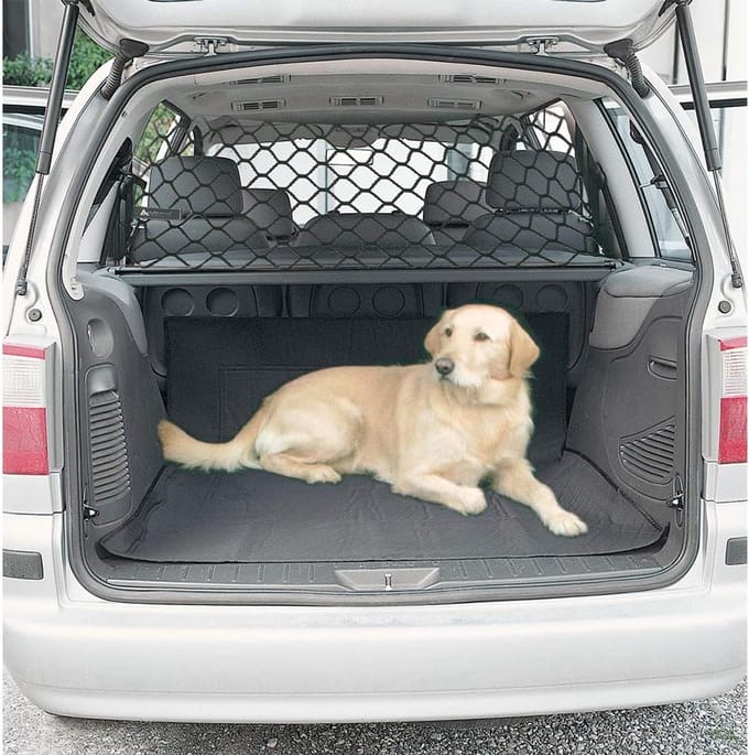 Autobarrière Net - Hondenhek Auto - Veilig Reizen - Universele Maat - 120 x 70 cm - Zwart