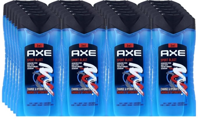 Axe 3in1 Douchegel - Sport Blast - 24 x 250 ml