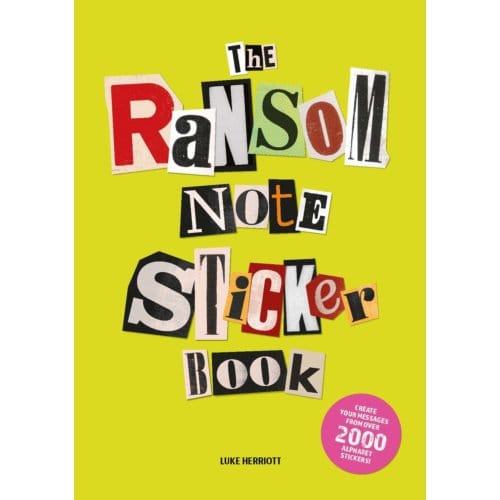 The Ransom Note Sticker Book - Ransom Note Sticker Book - Luke Herriott