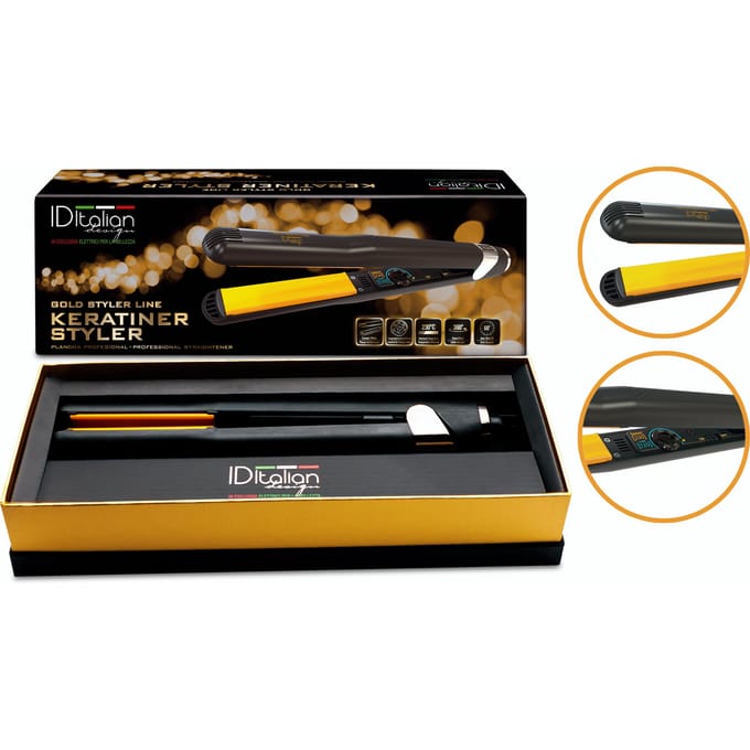 ITALIAN DESIGN ELECTRICAL ITEMS Gold Styler Keratiner Stijltang