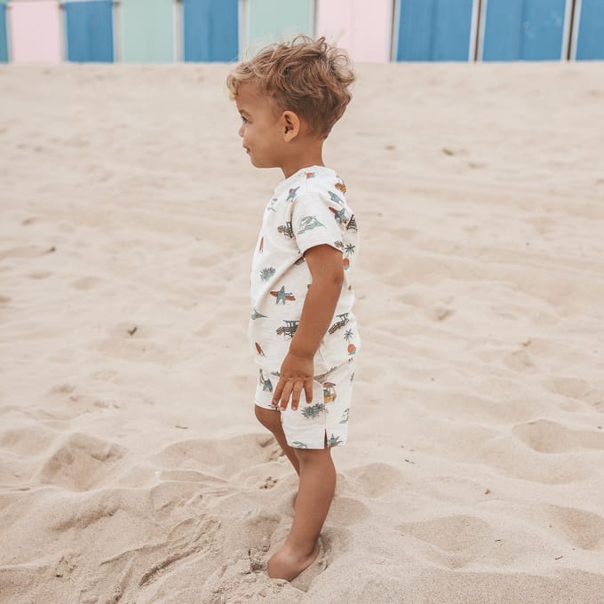 Your Wishes - Palms Relaxed Short - Ocean - Maat 98