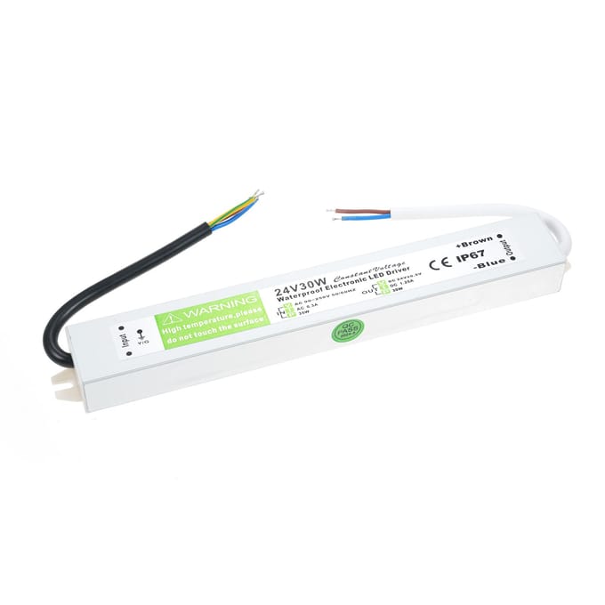 IP67 Waterdichte LED Driver Schakelende Voeding Transformator Adapter AC 90V-250V naar DC 24V 50W 24V 30W
