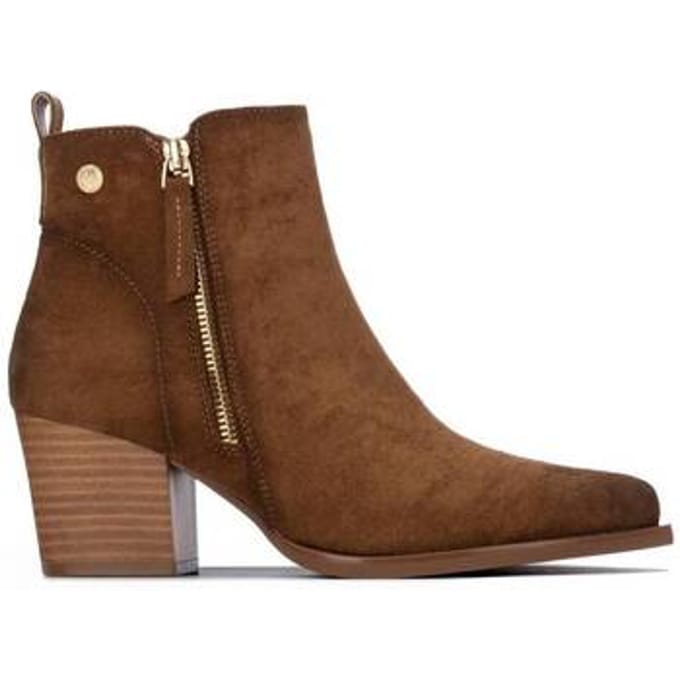 Xti 14610302 Booties Met Hak Bruin EU 36 Vrouw