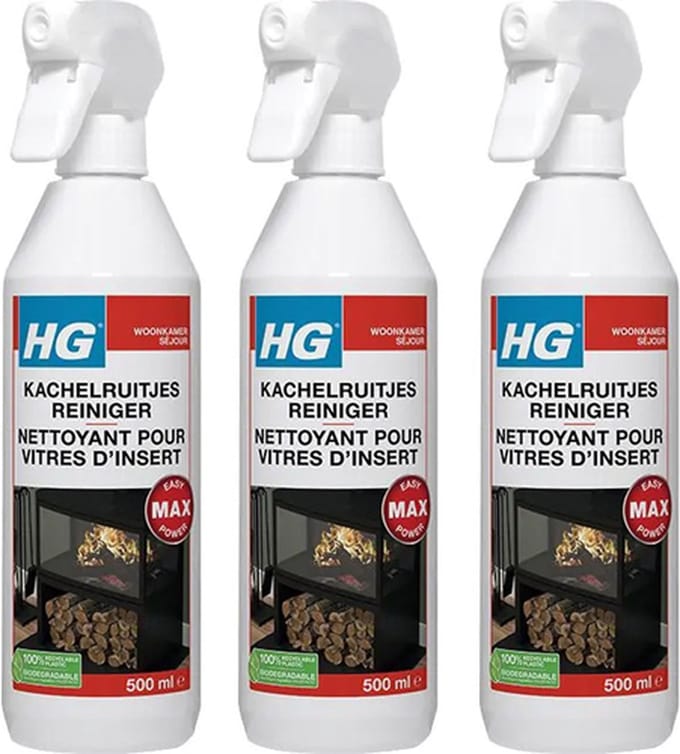 HG kachelruitjesreiniger + Gratis KD spons - 3 stuks