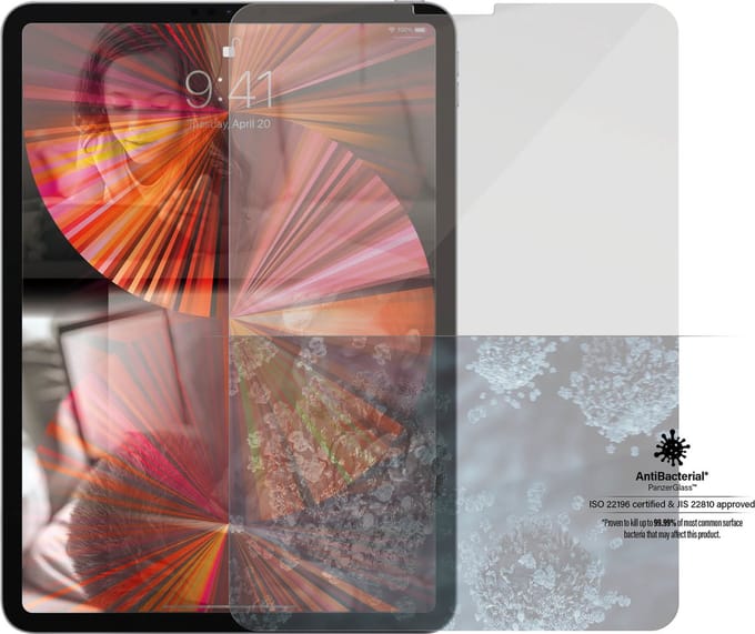 PanzerGlass Screenprotector geschikt voor Apple iPad Air 4 (2020) Glazen | PanzerGlass Edge to Edge Screenprotector - Case Friendly