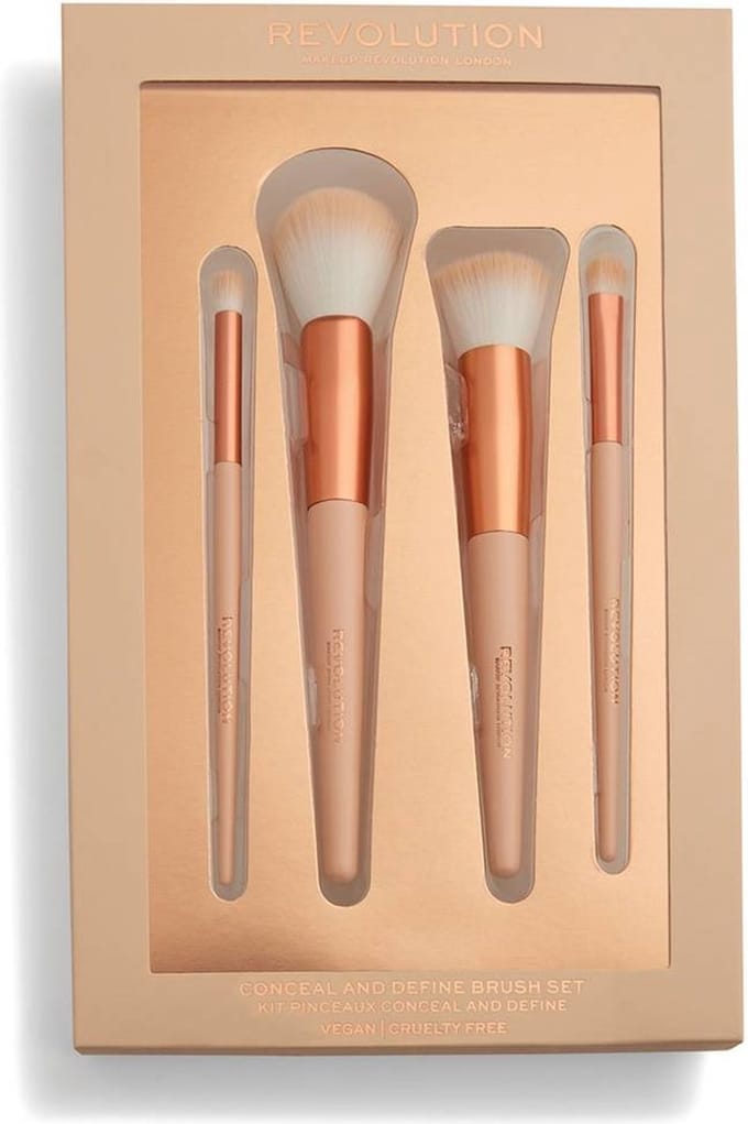 Makeup Revolution Conceal & Define Brush Set - Kwastenset - Cadeau