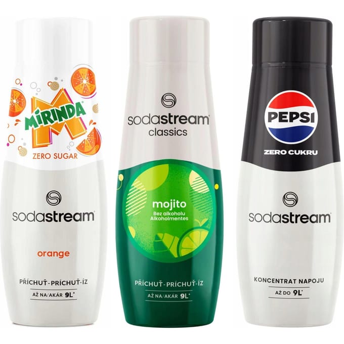 Soda Stream Serie - Syrop voor Saturator - Mirinda Zero - Mojito - Pepsi Zero