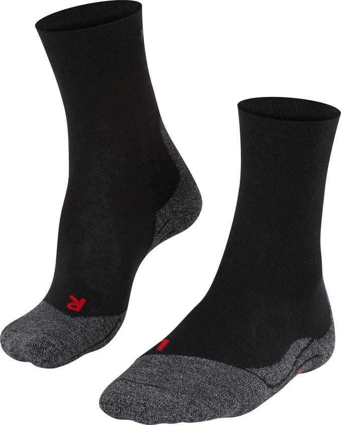 FALKE TK2 Sensitive anti-blaar dik wol functioneel materiaal wandelsokken heren zwart - maat 46-48