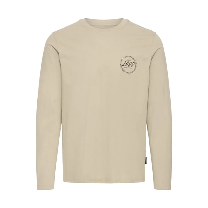 Blend - BHKIARAN L/S LOGO TEE - Heren - T-shirts