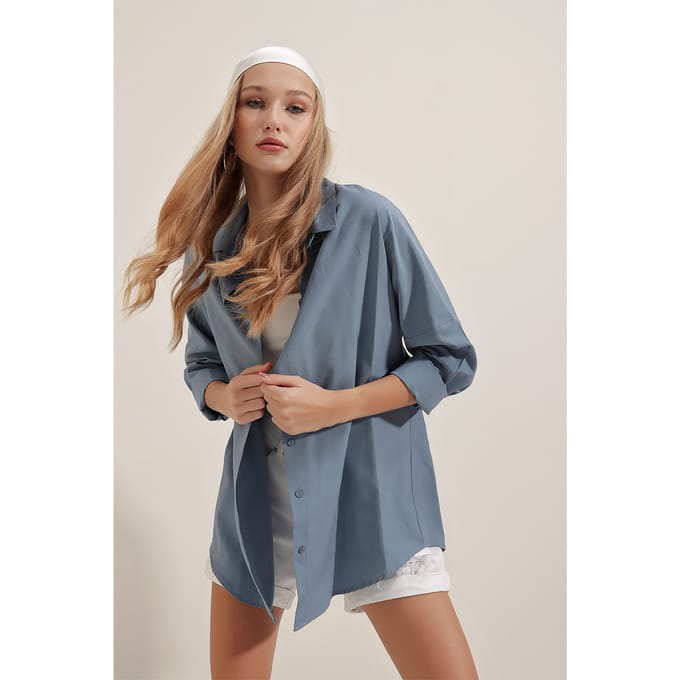 Oversized Poplin 2-Pack Shirt
