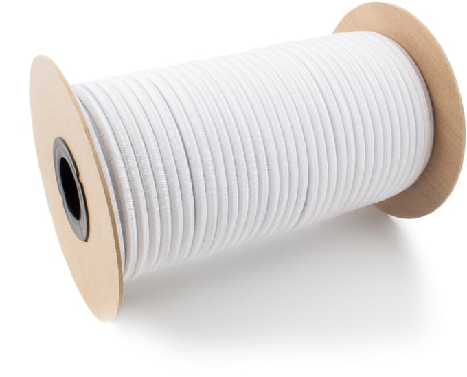 DQ-PP Elastisch Touw Wit 12mm - Sterk & UV-bestendig