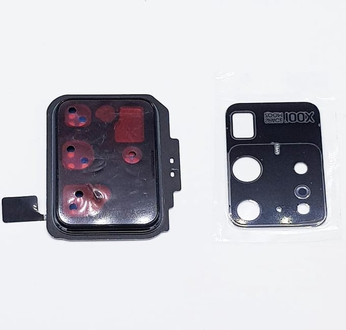 Camera Lenscover Geschikt voor Samsung Galaxy S20 Ultra – Premium – Grijs