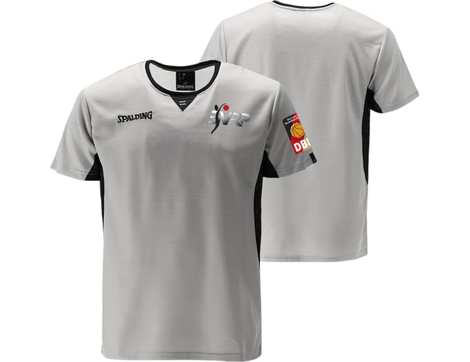 Spalding Offizielles Bvrp Referee T-shirt Grijs
