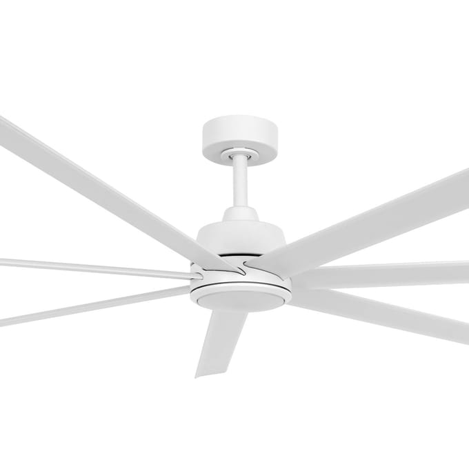 Lucci AIR Atlanta II Plafondventilator 55 W (Ø x h) 183 cm x 35 cm Wit Met afstandsbediening