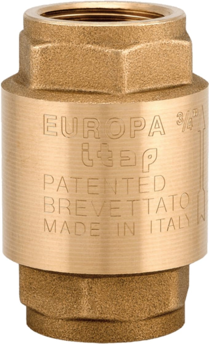 Itap terugslagklep FF Europa met messing insert – DN50 (2inch)