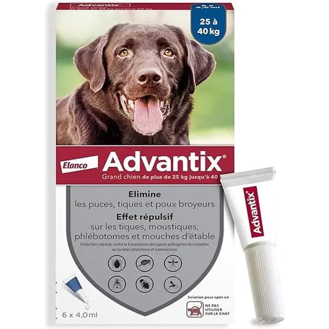 ADVANTIX 4 antiparasitaire pipetten - Voor grote honden van meer dan 25 kg