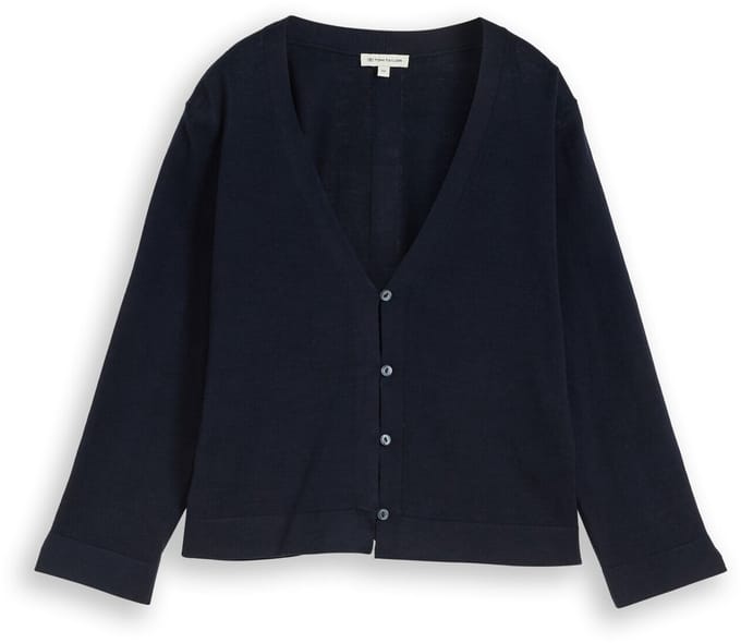 Tom Tailor - Katoenen vest - Maat XS - sky captain blue