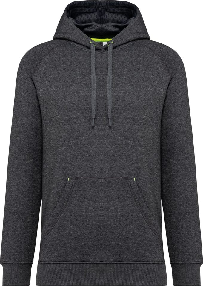 PROACT® Unisex Sweatshirt met capuchon PA382 - Dark Grey Heather - M