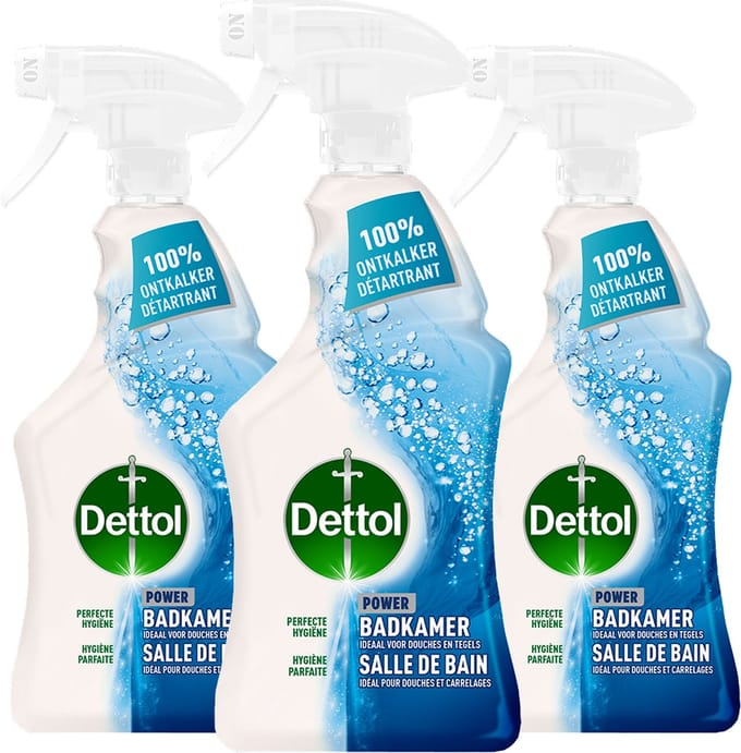 Dettol Reiniger Badkamer Power 750ml - 3 stuks