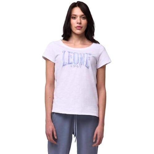 T-shirt Korte Mouw Leone 1947 Woman Short Sleeves e