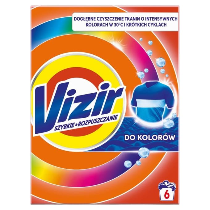 Lessive Vizir pour Linge de Couleur 330g (6 Lavages)