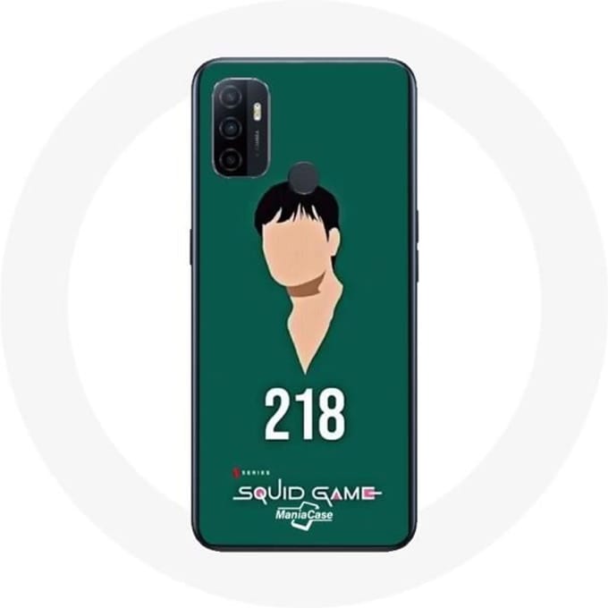 Coque Oppo A53 Squid Game Cho Sang woo numéro 218