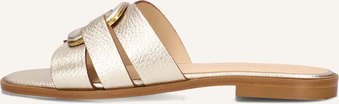 STEFANO LAURAN 24152 Slippers - Dames - Goudkleurig - Maat 41