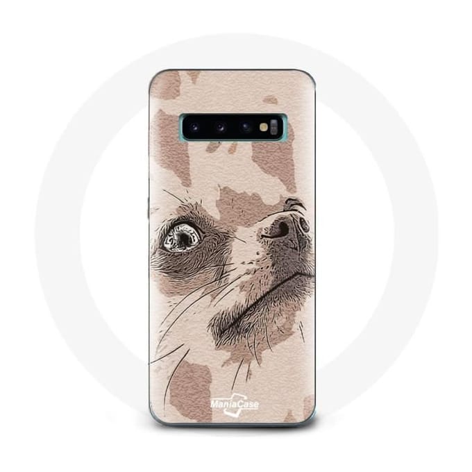 Coque pour Samsung Galaxy S10 Plus Chihuahua Race de chiens
