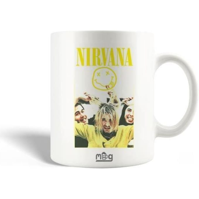 Mug en Céramique - Nirvana - 30cl - Blanc - Compatible Lave-Vaisselle - Hauteur 9,5 cm