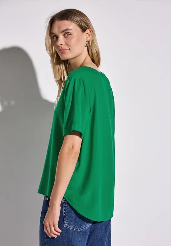 Blouse in effen kleur