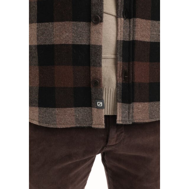 Gabbiano - Heren Overshirt - 335741 - 5703 Oak Brown
