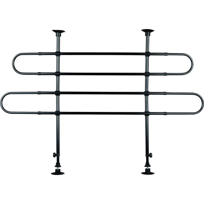 Trixie Car dog grid angled width: 85-140 cm height: 75-110 cm Zwart