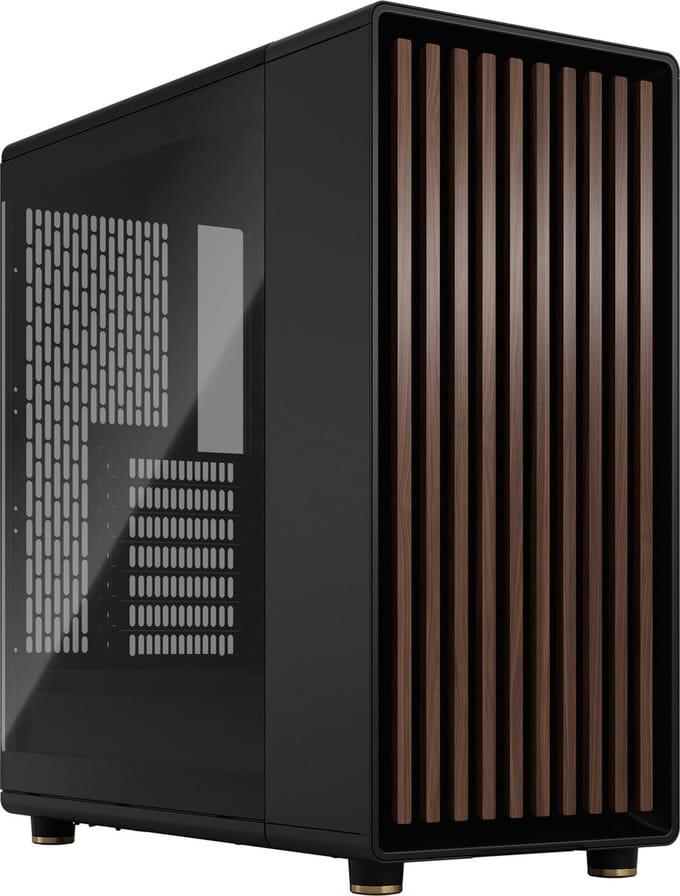 Fractal Design North TG - Charcoal Black - Case - Miditower - Zwart
