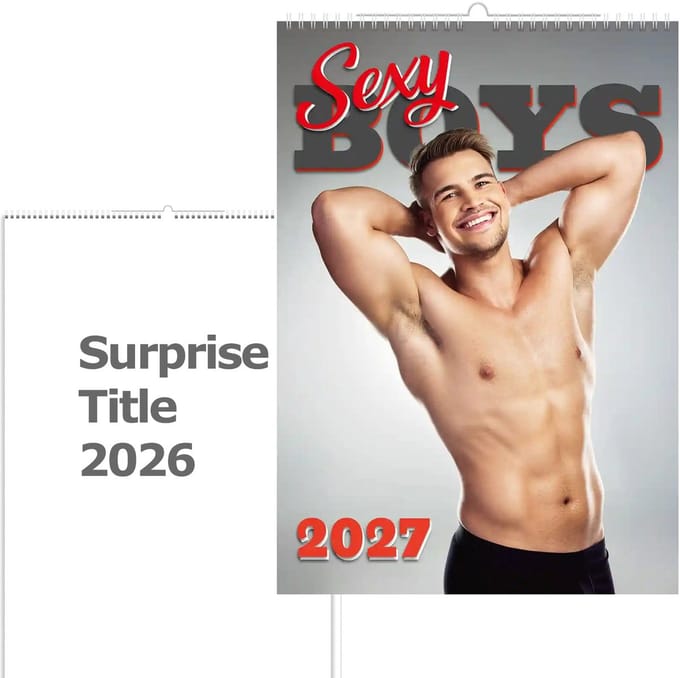 C160-27 Kalender 2027 – Sexy Mannen Foto A3+ formaat