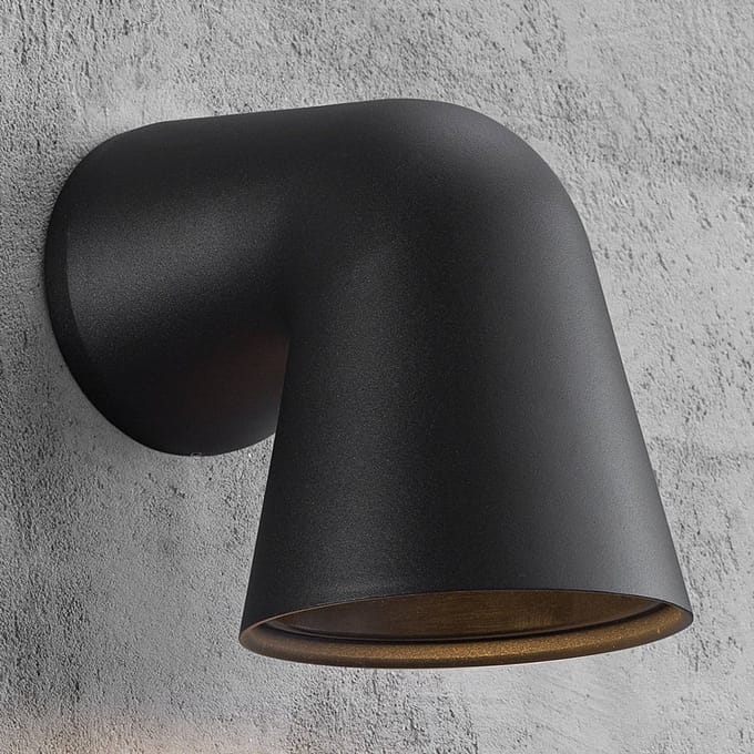 Nordlux Front single-wandlamp-IP44-GU10-zwart