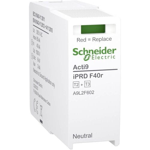 Schneider Electric A9L2F602 A9L2F602 Reserve beschermingsmodule 40 kA 1 stuk(s)