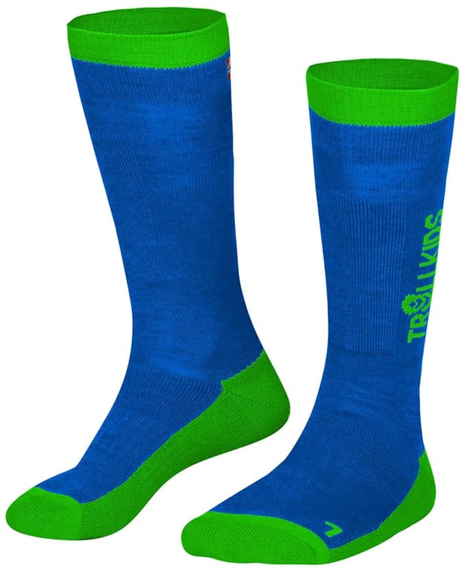 Trollkids Ski Half Lange Sokken Blauw EU 27-30 Kinderen