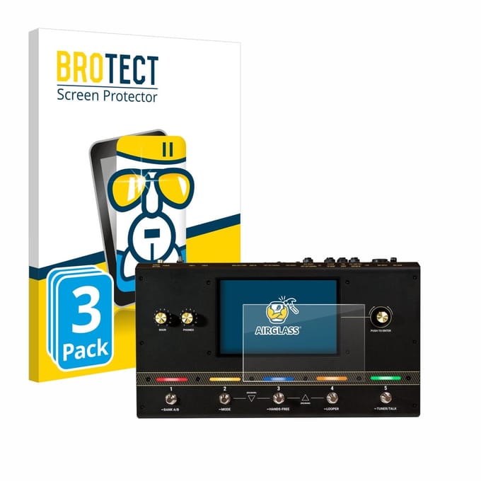 Screenprotector 3 Stuks voor Headrush Core Beschermglas transparant